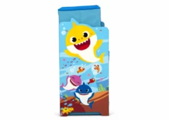 Delta Children Baby Shark Design & Store 6 Bin Toy Storage Organizer