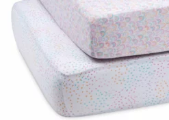 Delta Children Rainbow Confetti Fitted Crib Sheets - 2 Pack What's New 11 Delta Children Rainbow Confetti Fitted Crib Sheets - 2 Pack What's New