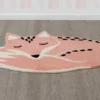 Delta Children Hand-Tufted 100% Wool Fox Rug Rugs