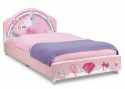 Delta Children Princess Upholstered Twin Bed