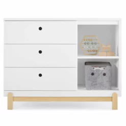 Delta Children Dressers & Changing Tables Poppy 3 Drawer Dresser With Cubbies