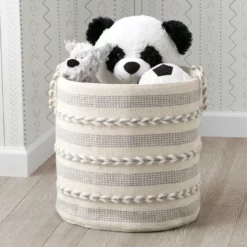 Delta Children Braided Grey Handwoven Basket Décor & Accessories 7 Delta Children Braided Grey Handwoven Basket Décor & Accessories