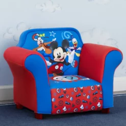 Delta Children Mickey Mouse Kids Upholstered Chair With Sculpted Plastic Frame Kids’ Chairs 13 Delta Children Mickey Mouse Kids Upholstered Chair With Sculpted Plastic Frame Kids’ Chairs