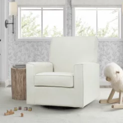 Delta Children What's New Sophie Nursery Glider Swivel Chair With LiveSmart Fabric