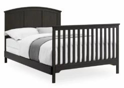 Delta Children Sweet Beginnings Sage Curve Top 6-in-1 Convertible Crib