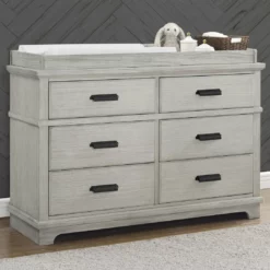 Simmons Kids Asher 6 Drawer Dresser With Changing Top