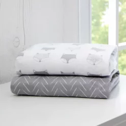 Delta Children Indie Fox Fitted Crib Sheets - 2 Pack