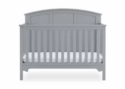 Delta Children Sweet Beginnings Sage Curve Top 6-in-1 Convertible Crib