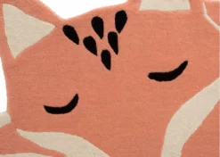 Delta Children Hand-Tufted 100% Wool Fox Rug Rugs