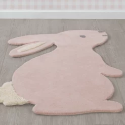 Delta Children Hand-Tufted 100% Wool Bunny Rug Rugs