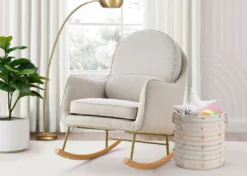 Delta Children Décor & Accessories Pastel Pom-Pom Handwoven Basket