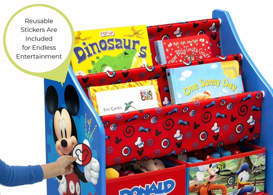 Delta Children Storage Mickey Mouse Toy And Book Organizer 7 Delta Children Storage Mickey Mouse Toy And Book Organizer