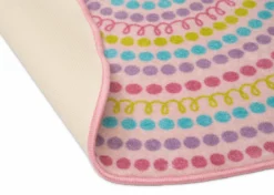 Delta Children Rainbow Dot Round Area Rug For Kids, 39-Inch Rugs 7 Delta Children Rainbow Dot Round Area Rug For Kids, 39-Inch Rugs