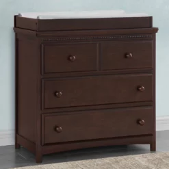 Delta Children Emerson 3 Drawer Dresser With Changing Top Dressers & Changing Tables
