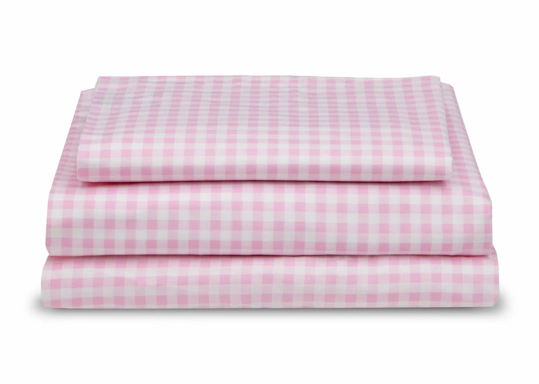 Delta Children Pink Gingham 3-Piece Twin Sheet Set What's New 7 Delta Children Pink Gingham 3-Piece Twin Sheet Set What's New