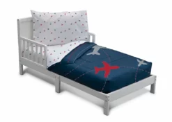 Delta Children Boys 4-Piece Toddler Bedding Set Sheets & Mattress Covers 30 Delta Children Boys 4-Piece Toddler Bedding Set Sheets & Mattress Covers